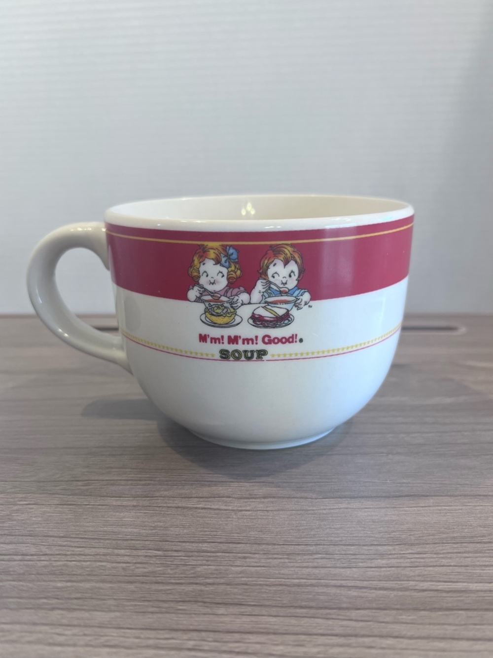Vintage Campbell Kids Oversized soup mug manufactured by Gibson in 1999